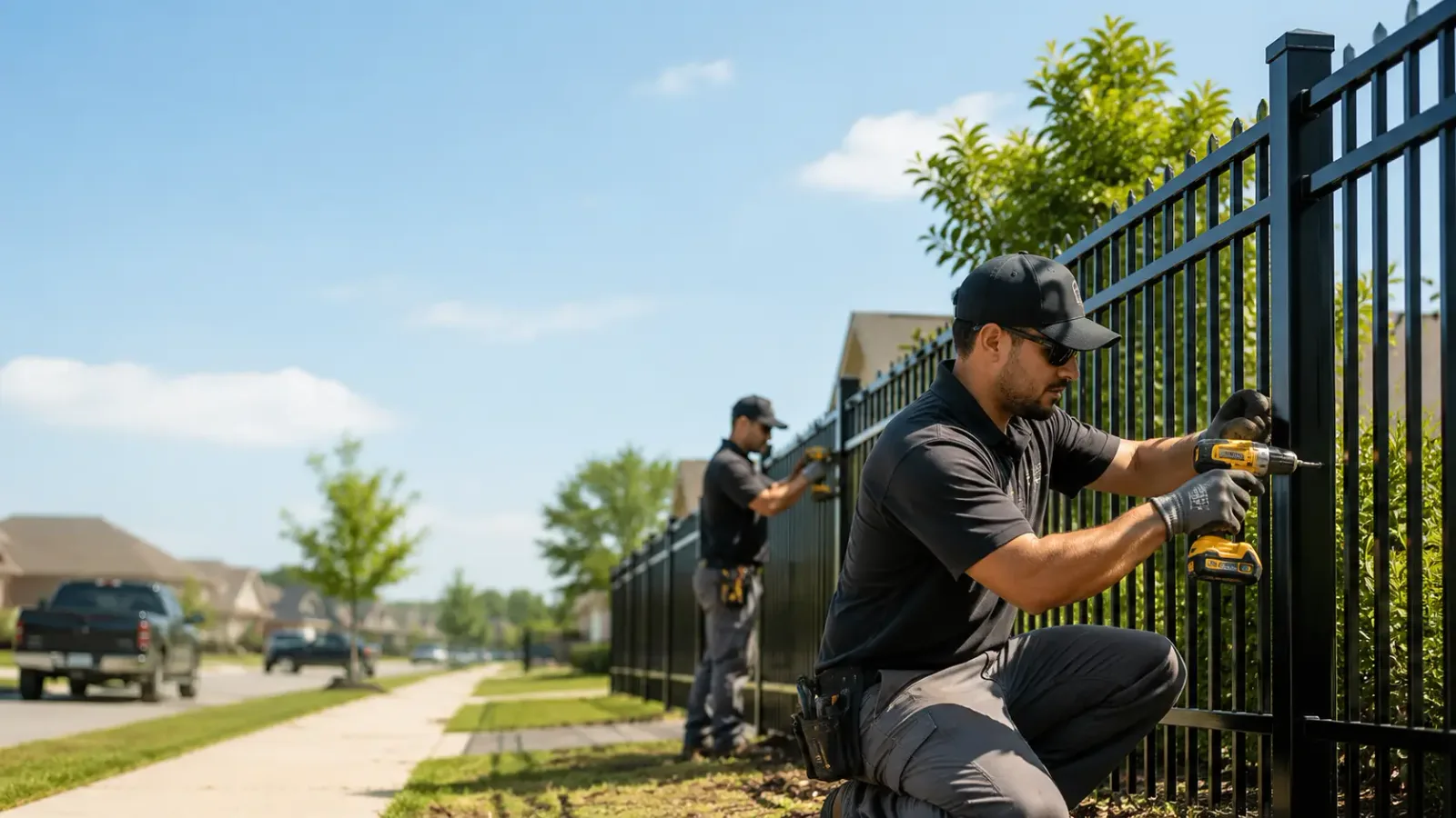 Metal Fence Installation in Marshfield, MA